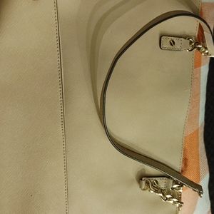 Michael Kors Cream Tote Purse
